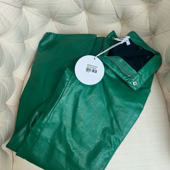 Princess Polly Green Vegan Leather Pants - Picture 6 of 6